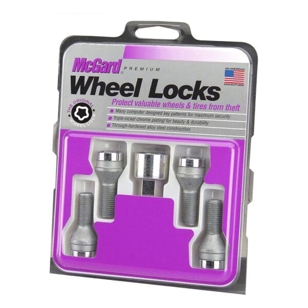 Turvapoldid McGard M14x1.5x31 võti 19 - 60° koonus - Silver