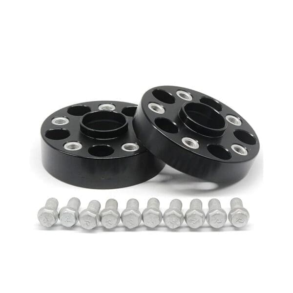 Polditavad flantsid 25mm 5x120 cb74.1 Black (M14x1.25)