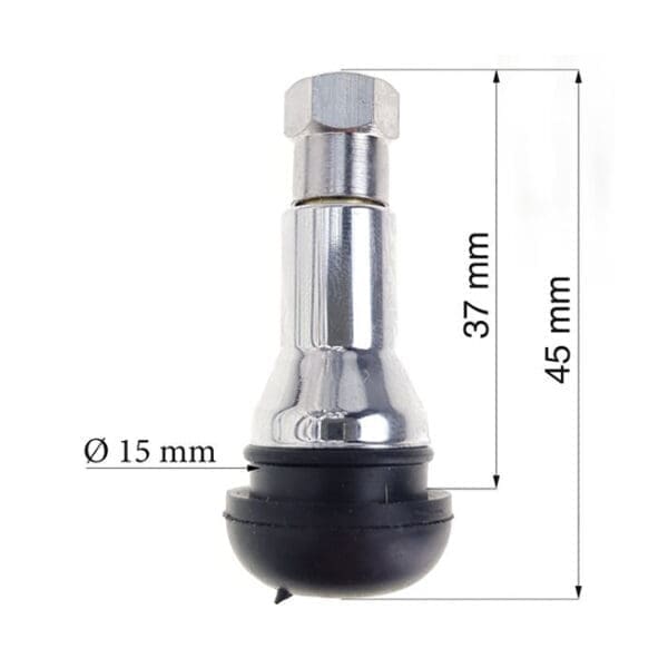 Ventiilikomplekt Carbonado - TR413 - Chrome - ø15mm